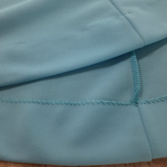 Vtg 60s blue midi skirt - Picture 7 of 8
